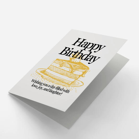 Sunflower Sketch Birthday Card
