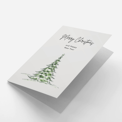 Minimal Christmas Tree Card