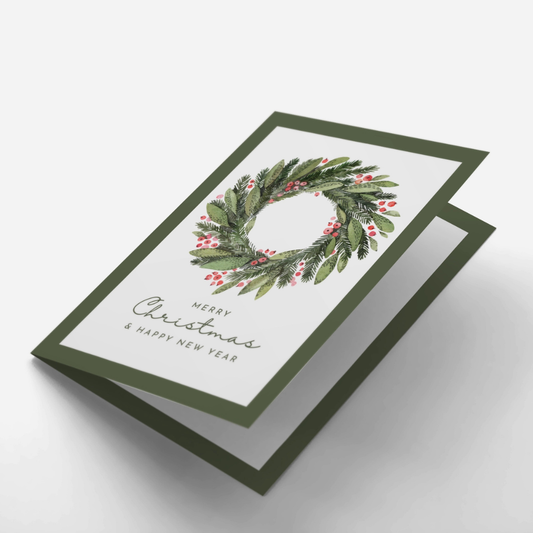 Elegant Christmas Tree Greeting Card