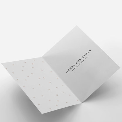 Gilded Bauble Christmas Card