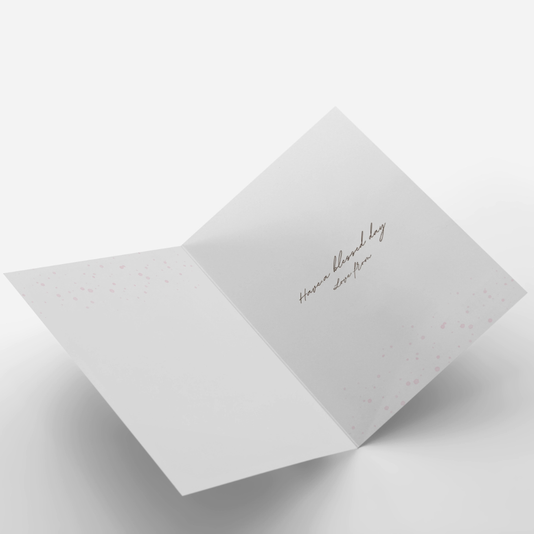 Pink Toast Birthday Card