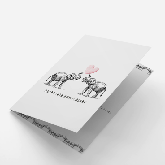 I Love Your Trunk Anniversary Card