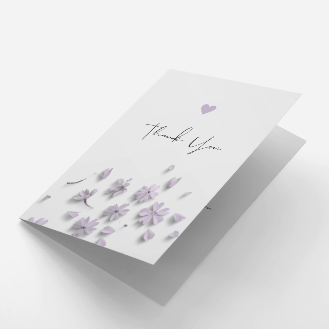 Elegant Thank You Floral Card