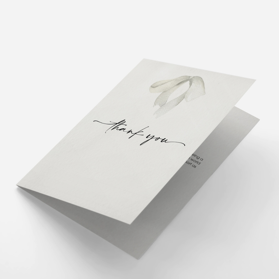 Minimal Luxury Gratitude Card
