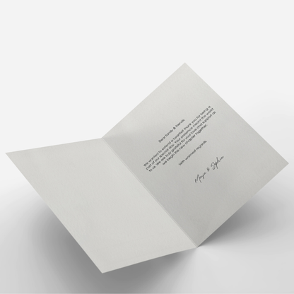 Minimal Luxury Gratitude Card